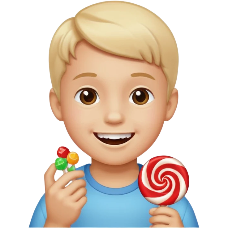 kid eating candy emoji