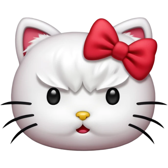 Angry hello kitty  emoji