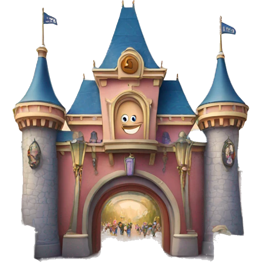 Disneyland entrance  emoji
