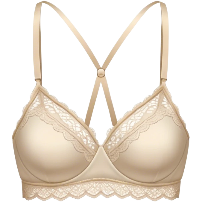 Lacy bralette emoji