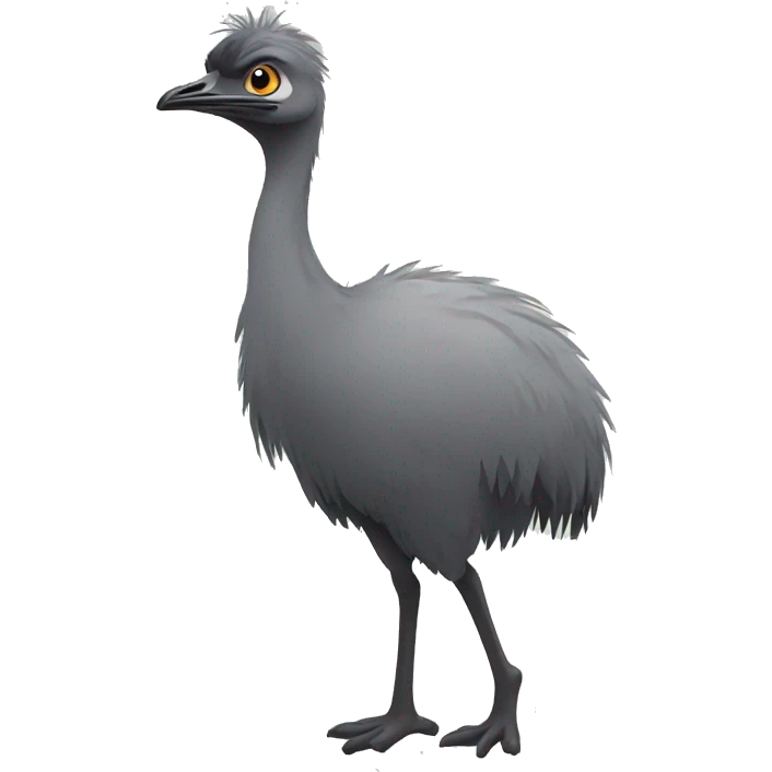 Emu full body emoji