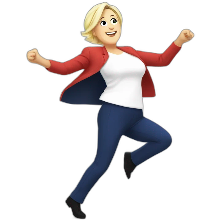 Marine le Pen qui danse emoji