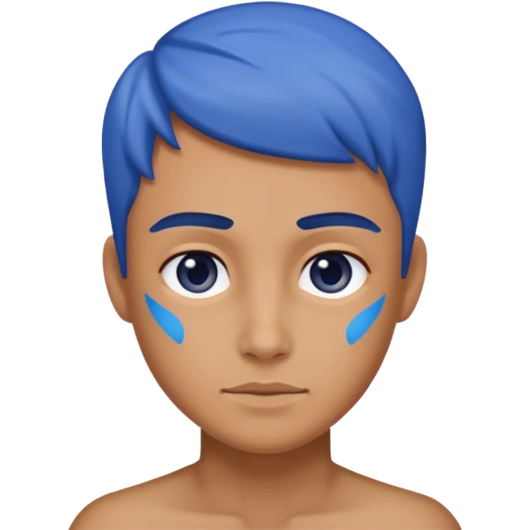 Popular creator blue mark  emoji