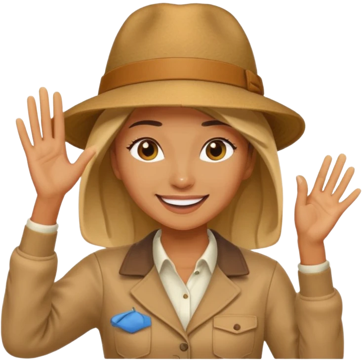 woman who make a DAB emoji