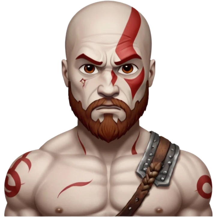 God of War Kratos (skin white) emoji