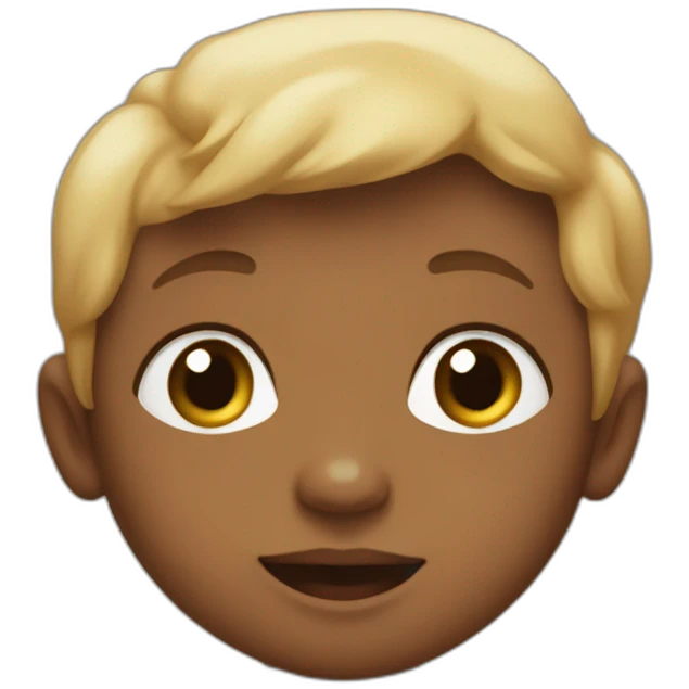 Un bébé qui rigole emoji