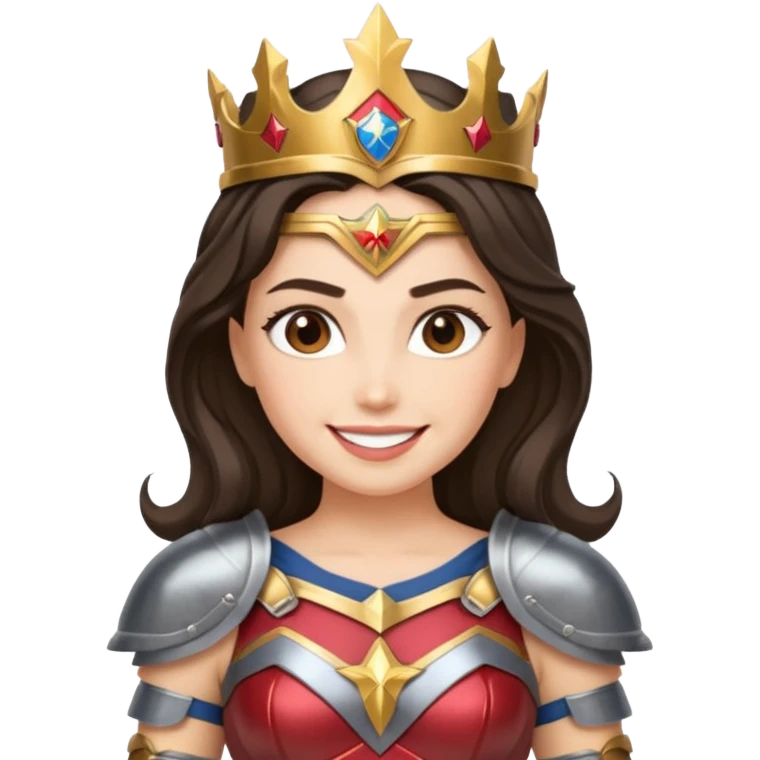 An wonder woman, smile

 emoji