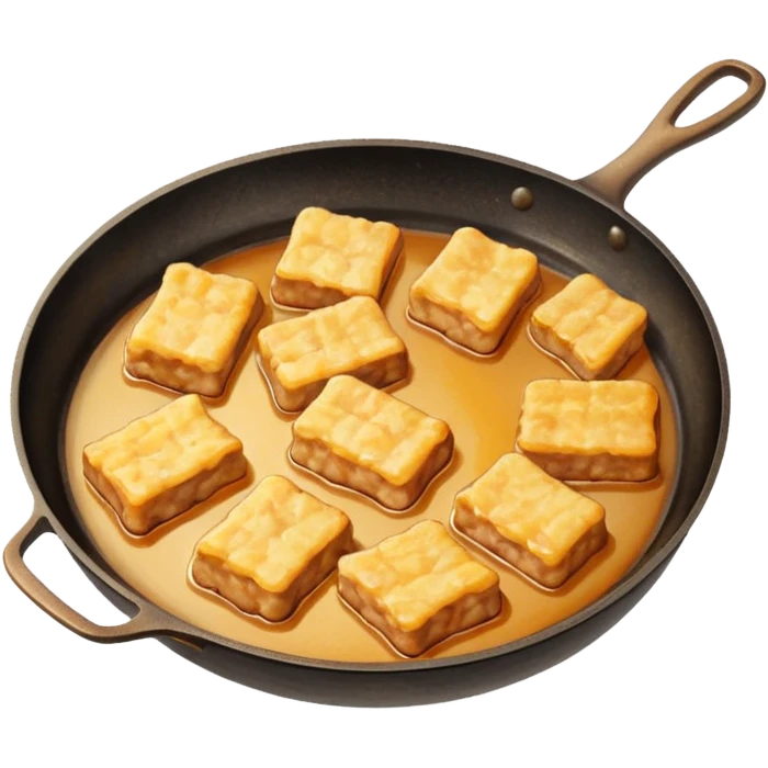 fried lard on pan emoji