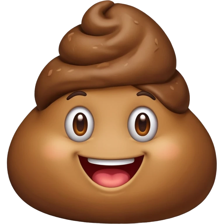 Un caca qui rigole emoji