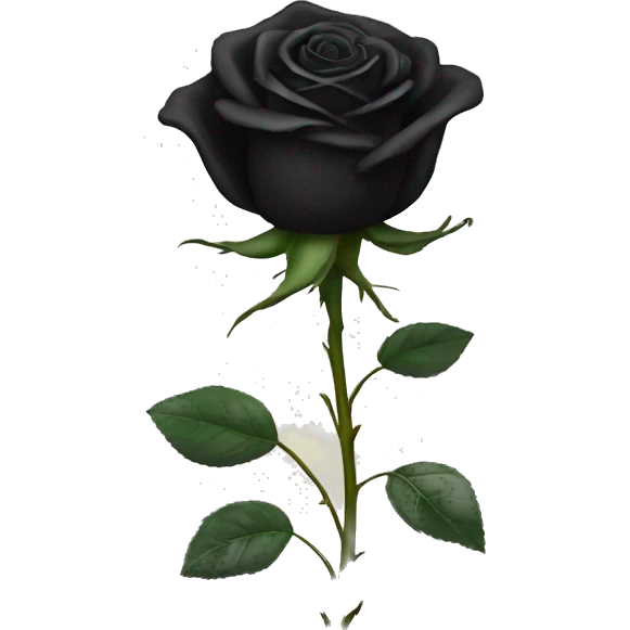 black rose emoji