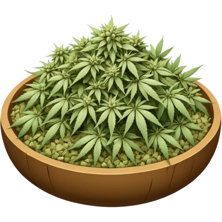 white color marijuana, no color emoji