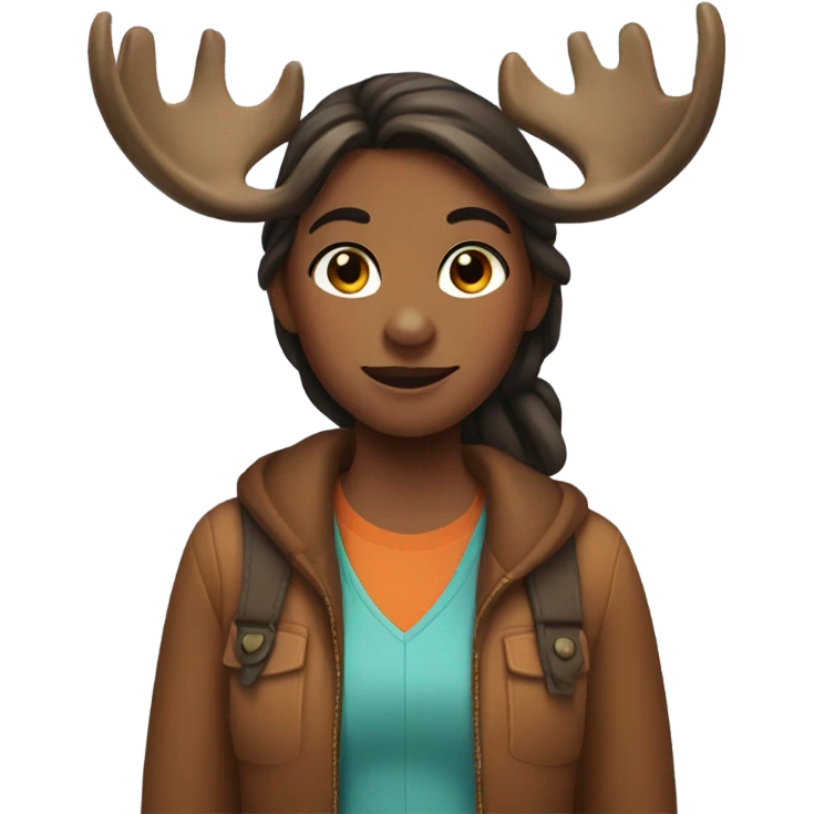 Moose girl emoji