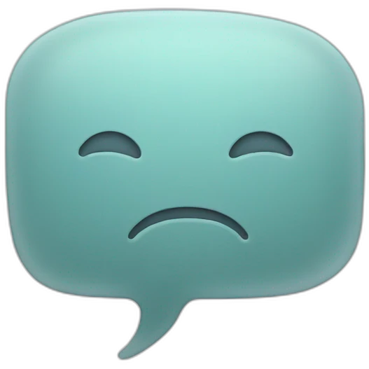 Speech bubble emoji