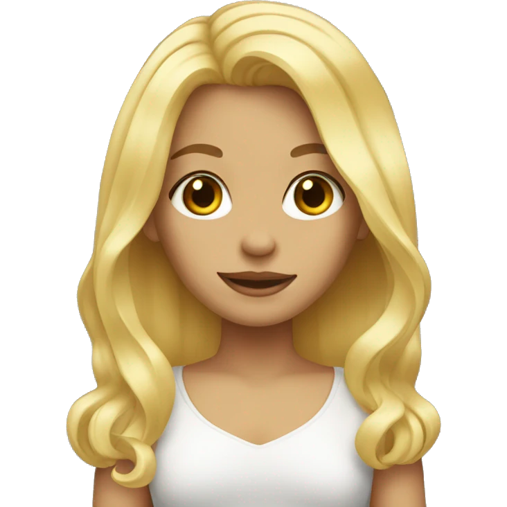 Blondy girl  emoji