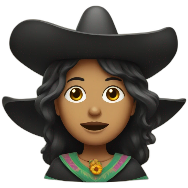 sombrero Bruja emoji