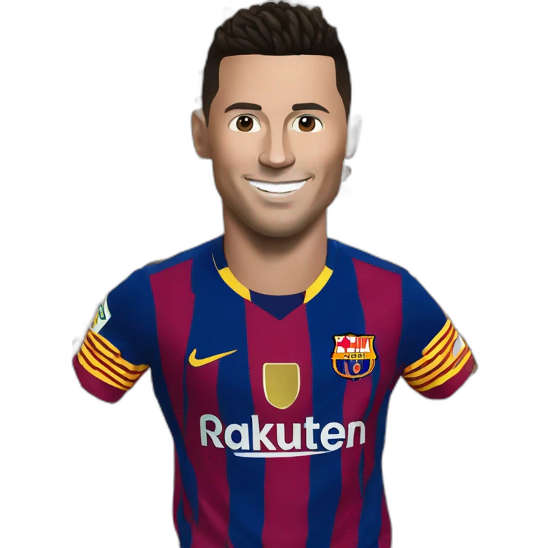 Ronaldo on messi emoji