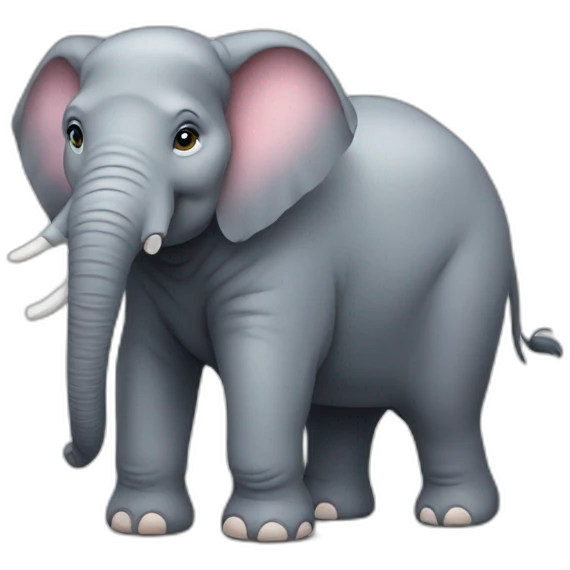 Fat elephant emoji