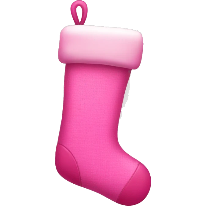 Pink stocking emoji