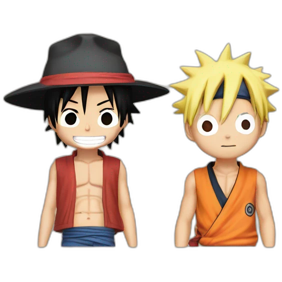 Luffy et naruto emoji