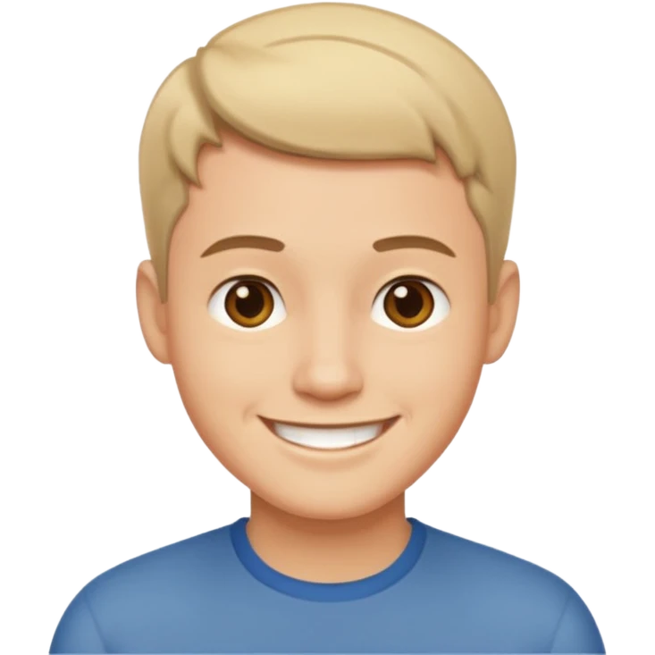 short haired man emoji
