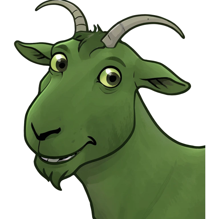 A goat emoji