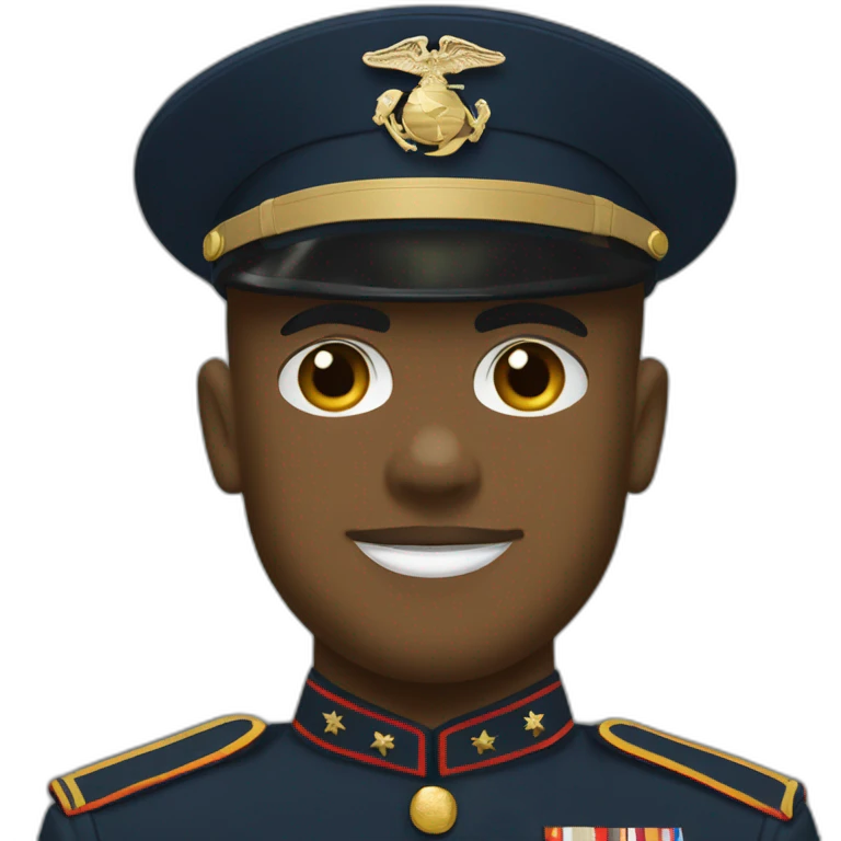 Marine corps dress blues emoji