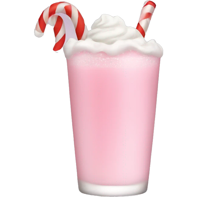 pastel pink christmas christmas drink emoji