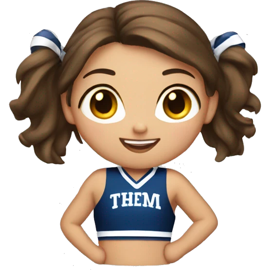 daughter cheerleader emoji