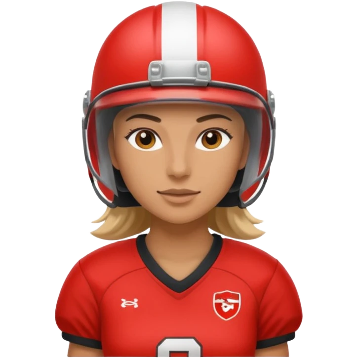 Football Players, Female player emoji