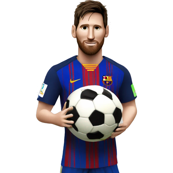 Messi con un mate emoji