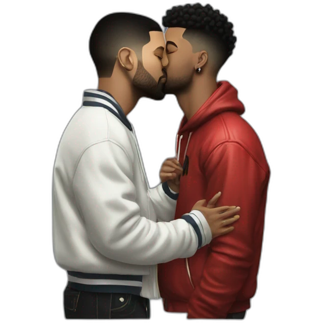 drake kissing 21 savage emoji