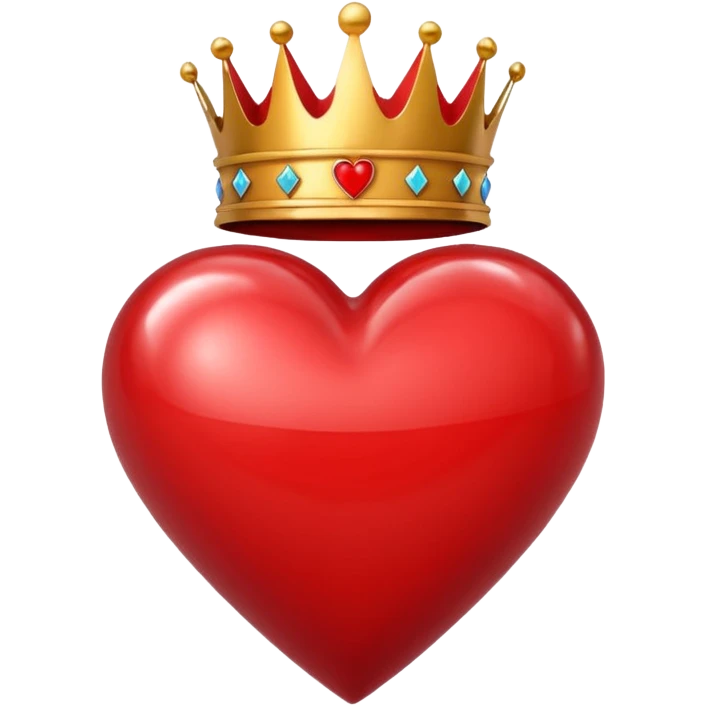 King of Hearts with out the card only the symbols emoji