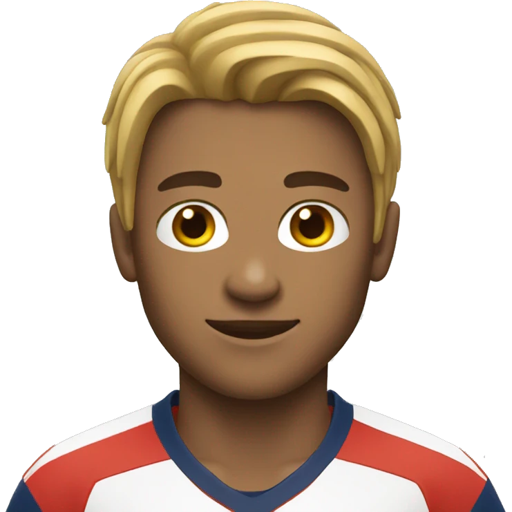 Soccer player emoji