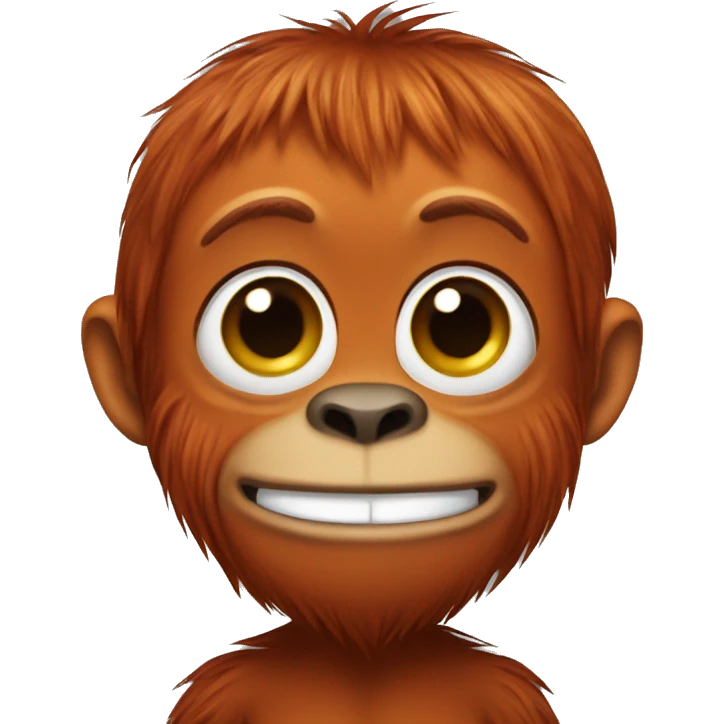 Skinny orangutan  emoji