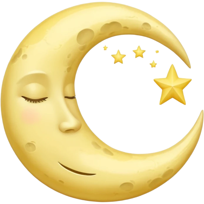 sleeping moon emoji