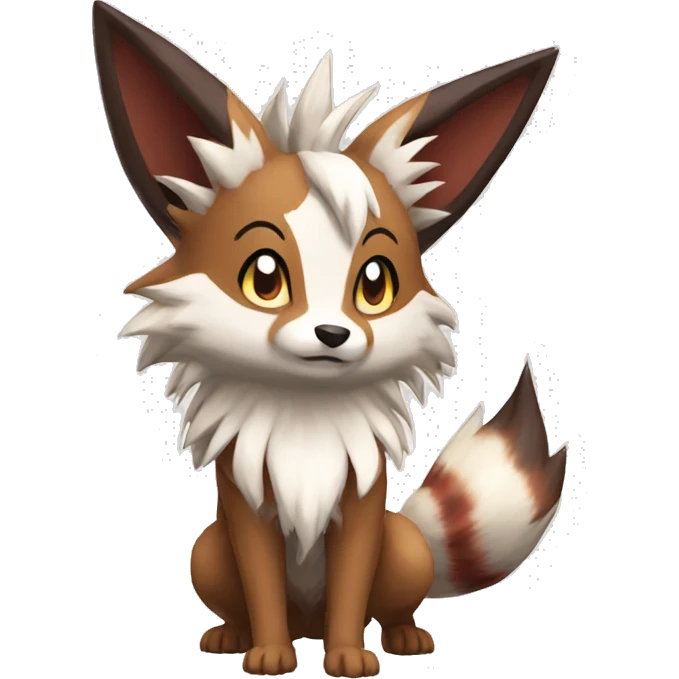 Lycanroc Eevee Furret Zigzagoon emoji