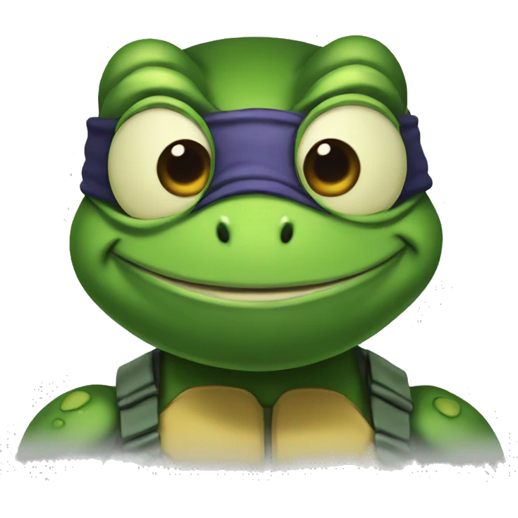 teenage mutant ninja froggy emoji