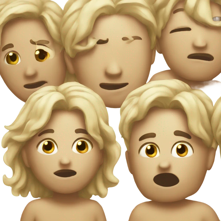 Happy and sad emoji