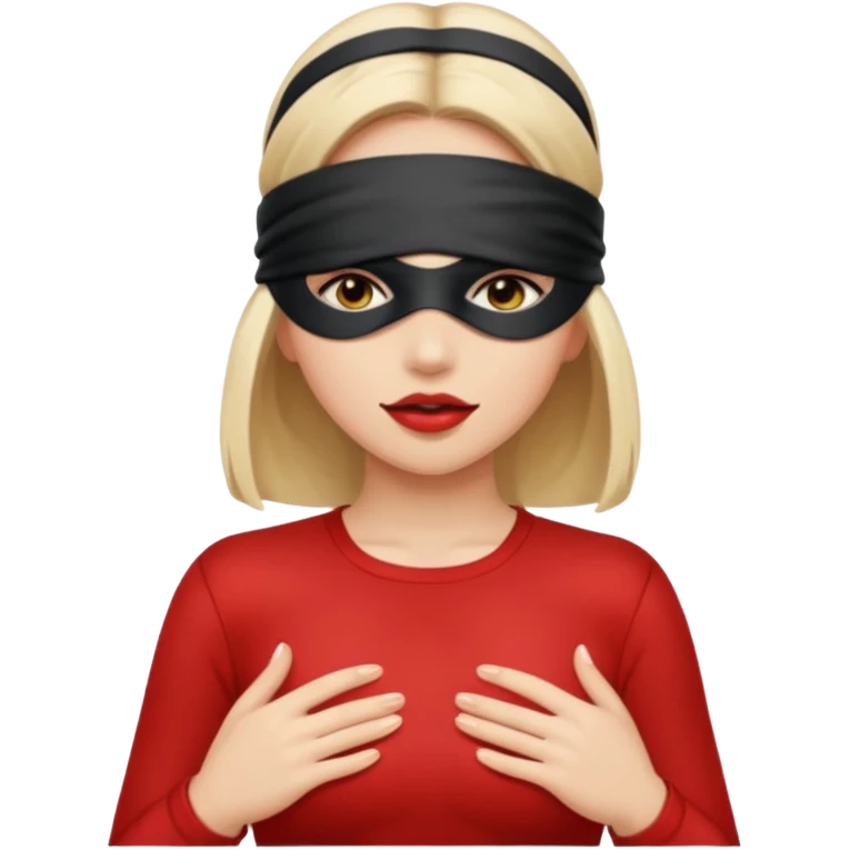 Bondage sexy lady blindfolded spank ass emoji