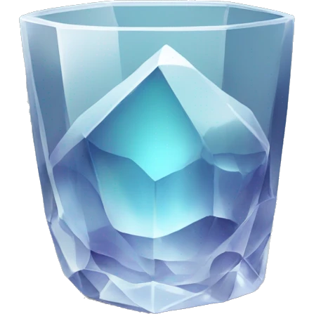 Crystal glass emoji