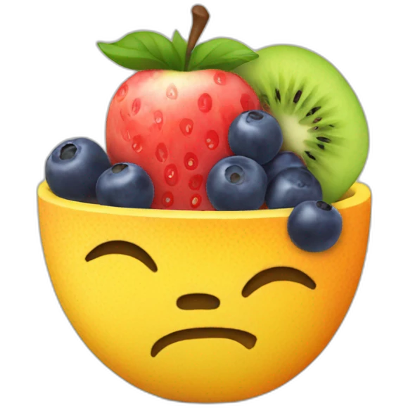 fruit cup emoji
