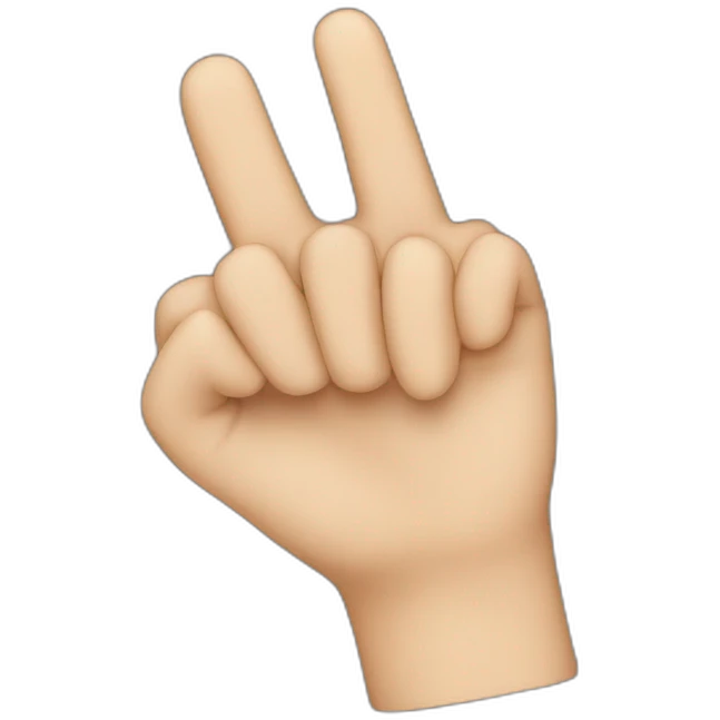  finger pointing down emoji