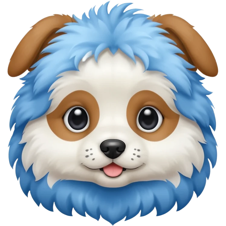 puppy dog blue emoji