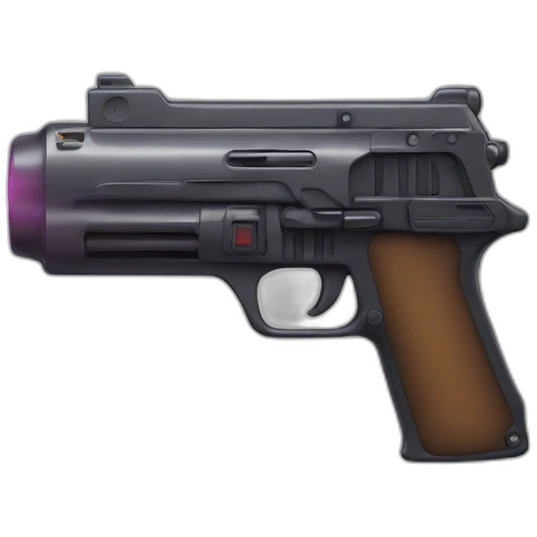 laser gun emoji