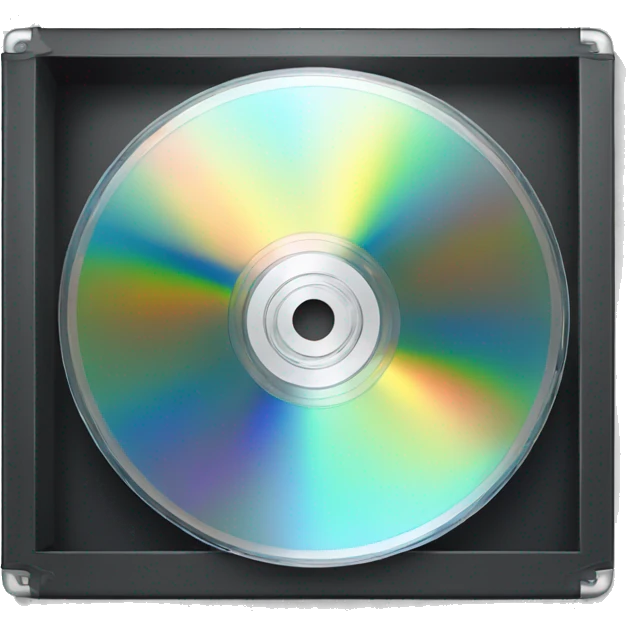 Cd disk in a case emoji