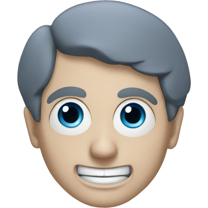 Blue eyes uncle fester emoji