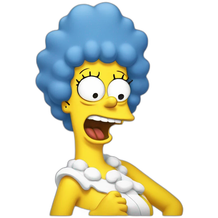 marge-simpsons-laughting emoji