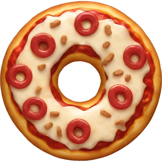 Pizza donut emoji