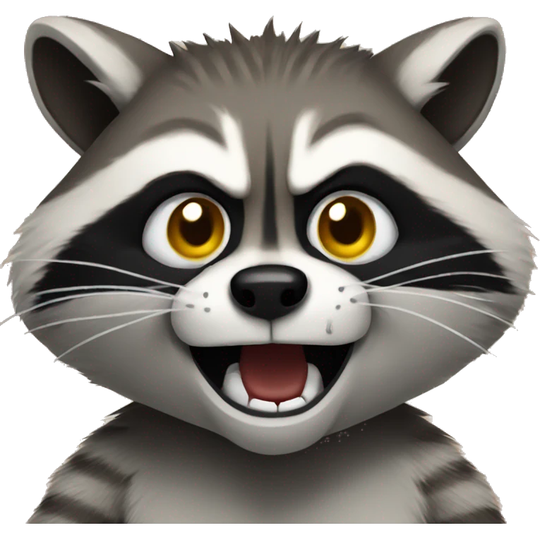 angry raccoon emoji
