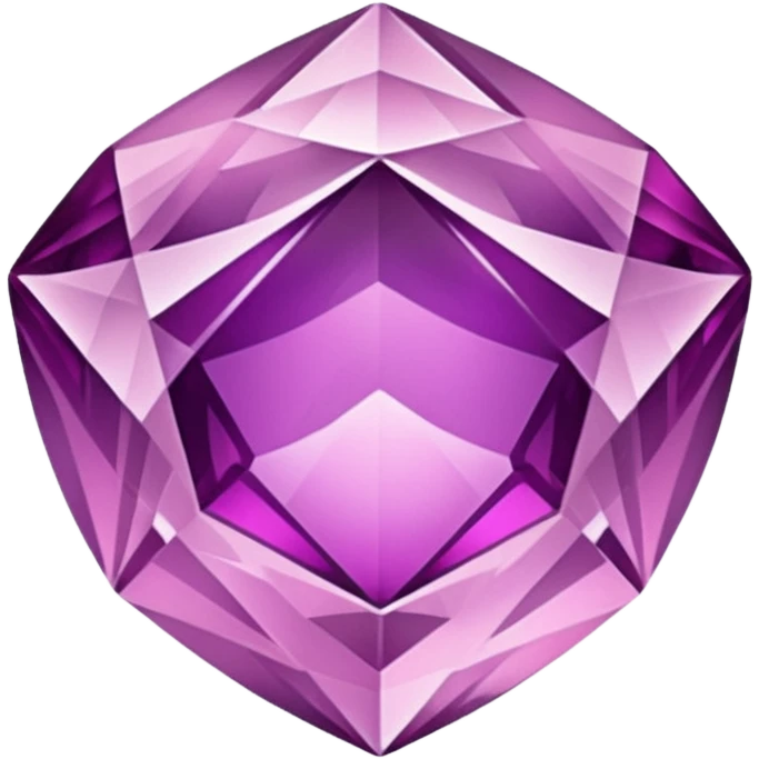 crystal pink gem amethyst emoji